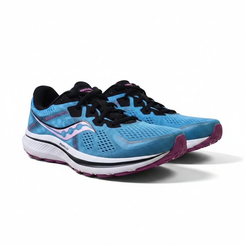 Saucony Omni 20 Womens Running Shoes Blue Pink‎ Black S10651-30 Size 9